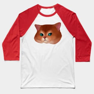 T-shirt cat muzzle Baseball T-Shirt